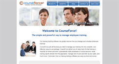 Desktop Screenshot of courseforce.com